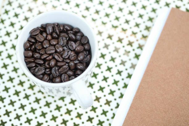 Coffee beans on the table