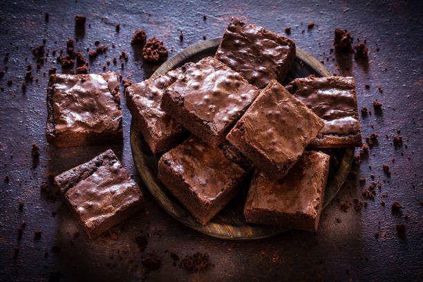 istock Homemade chocolate brownies shot from above 1130753719