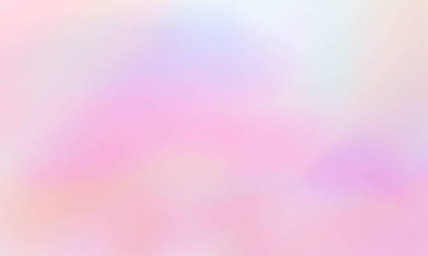 istock Rainbow princess background, soft pink dawn made in realistic style with clipping mask. Fantasy unicorn sky pearlescent backdrop. Cute unusual holographic wallpaper. Bright vector design. 1130753914