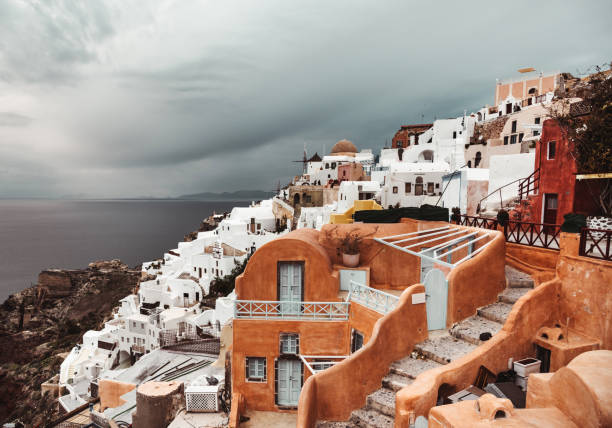 istock The Oia village in Santorini 1130754598