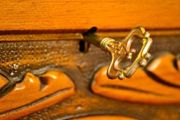 istock Wooden safes and keys 1130754886