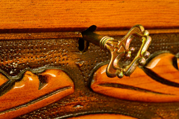 Wooden safes and keys Ceviz, Anahtar, Kilit, Demir, Duvar Resmi kompozisyon stock pictures, royalty-free photos & images