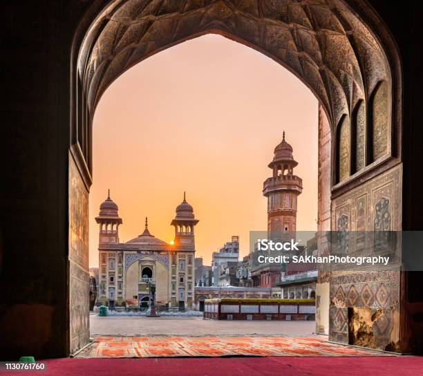 Wazir Khan Mosque Lahore Pakistan Stock Photo - Download Image Now - Pakistan, Lahore - Pakistan, Mughal Empire