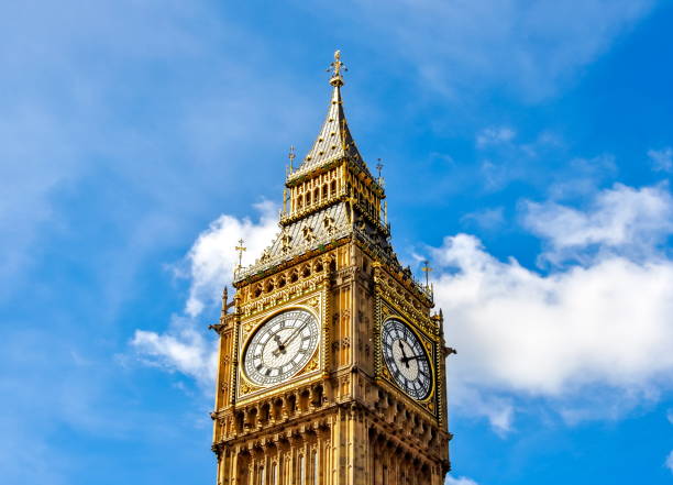 istock Big Ben tower closeup, London, UK 1130763890