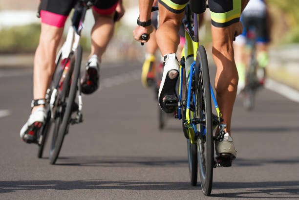 istock Cycling competition,cyclist athletes riding a race 1130765334