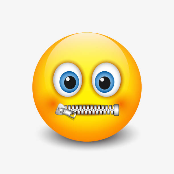 zipped-mouth-smiley-emoticon-emoji-vecto