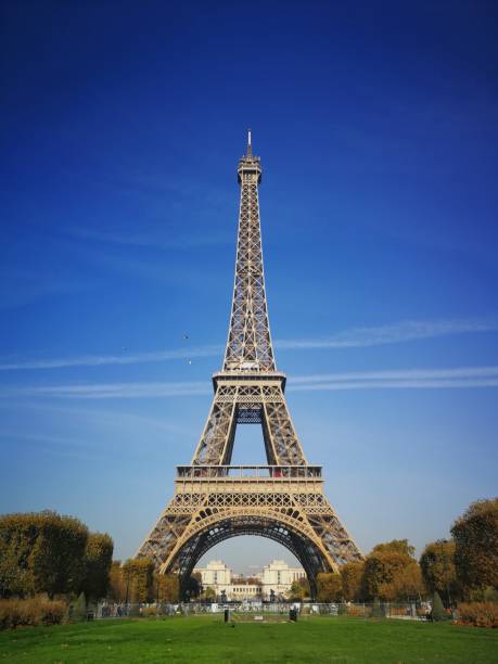 istock Tour Eiffel in Paris, France front view woth clear nice sky 1130775978
