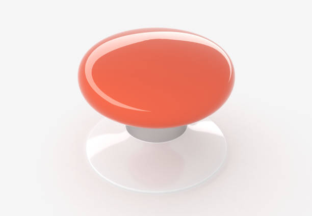 istock 3d illustration of a button closeup isolated on white 1130777192