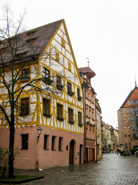 istock street in the old town, Nuremberg, Germany 1130782242