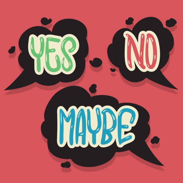 Maybe Vector 70+ Best Maybe Stock Illustrations, Royalty-Free Vector Graphics & Clip ...