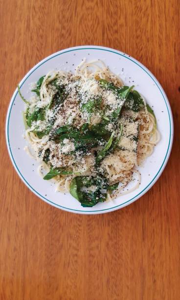 Pasta with arugula healthy food comida italiana stock pictures, royalty-free photos & images