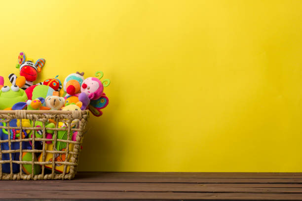 istock Kid toys background. Copy space for text 1130795159