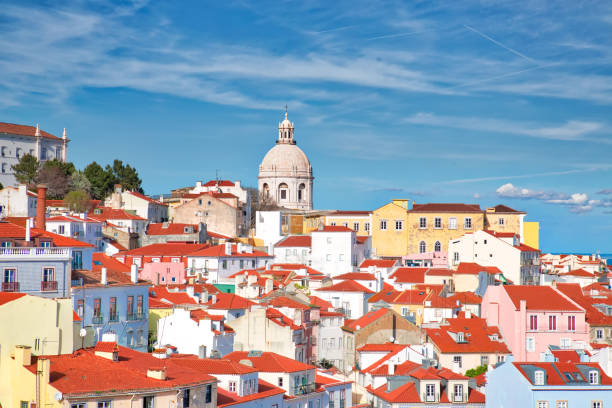 istock Alfama Lookout, Lisbon from above 1130805513