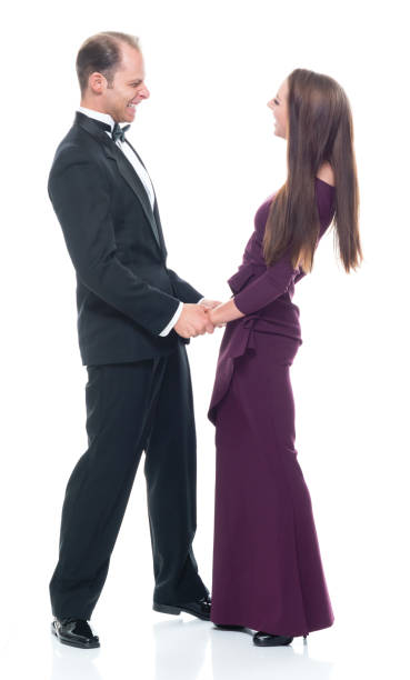 istock Side view of beautiful couple dancing 1130806940