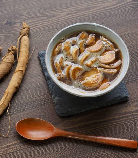 istock Korean food Pickled ginseng honey 1130808148