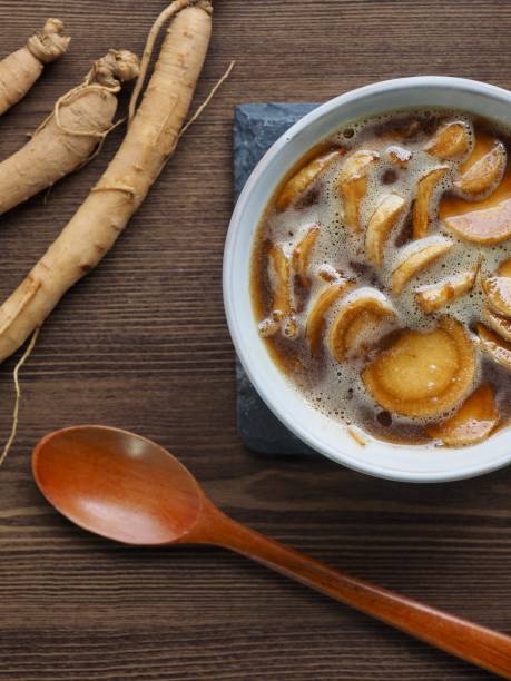 istock Korean food Pickled ginseng honey 1130808165