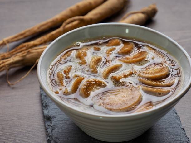 istock Korean food Pickled ginseng honey 1130808190
