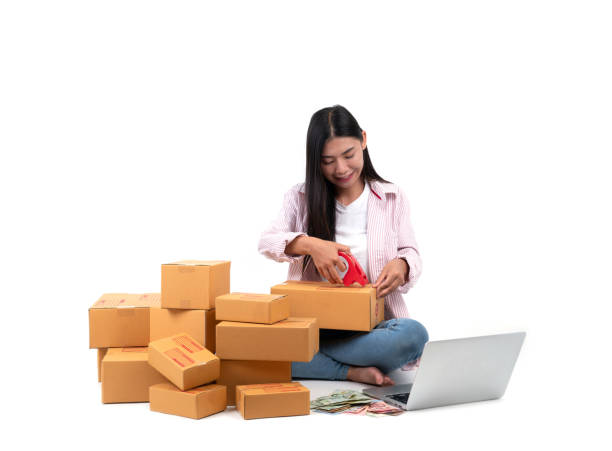 istock woman working sell online 1130828439