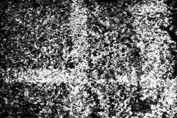 istock Grunge black and white background. Abstract monochrome texture. Surface in chips, cracks, scuffs 1130832099