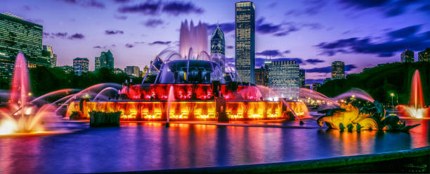 istock Buckingham Fountain Dusk, Chicago 1130835069