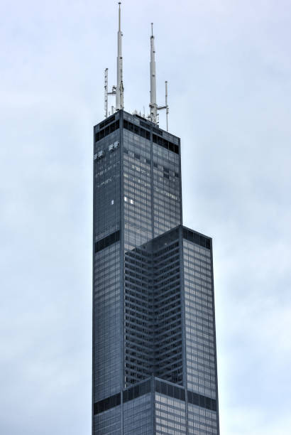 wieża willisa - chicago - willis tower zdjęcia i obrazy z banku zdjęć