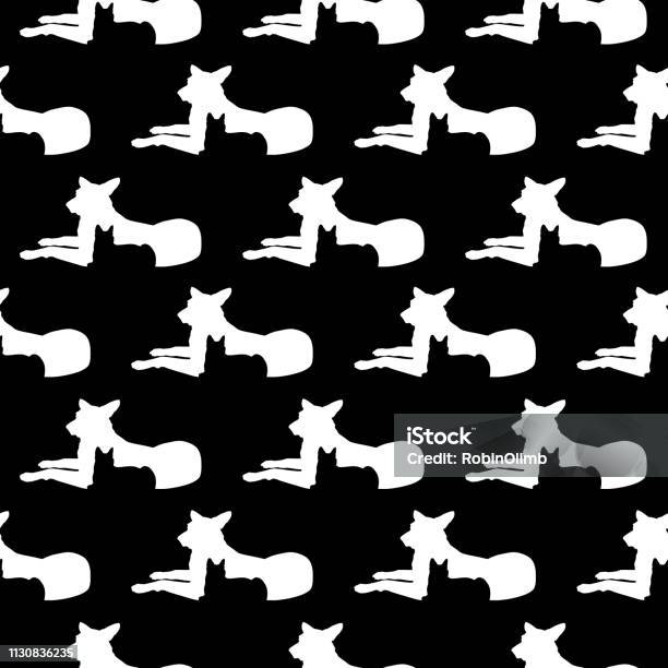 Cat Lying With Dog Seamless Pattern Stock Illustration - Download Image Now - Dog, Domestic Cat, Backgrounds