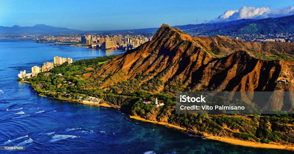 Diamond Head Crater, Honolulu,HI Diamond Head Stock Photo