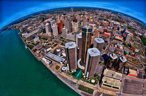istock Detroit, MI Fisheye 1130837963