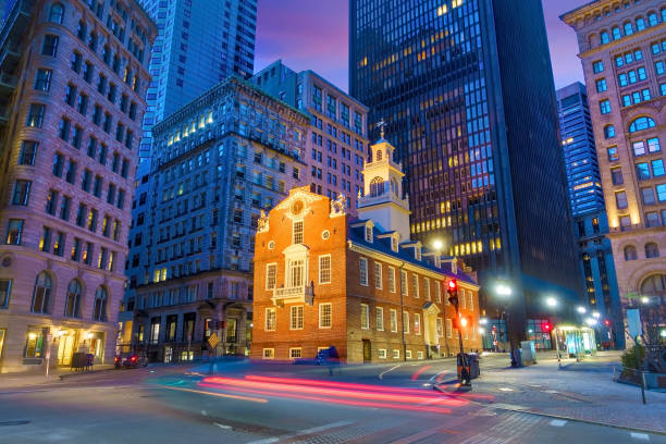 istock Boston Old State House buiding in Massachusetts 1130838112