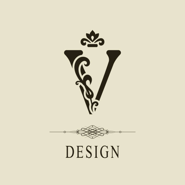 Letter V Tattoo Illustrations, Royalty-Free Vector Graphics & Clip Art -  iStock
