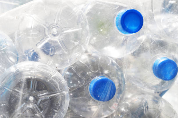 istock Transparent plastic bottles overlap to wait for recycling 1130842624