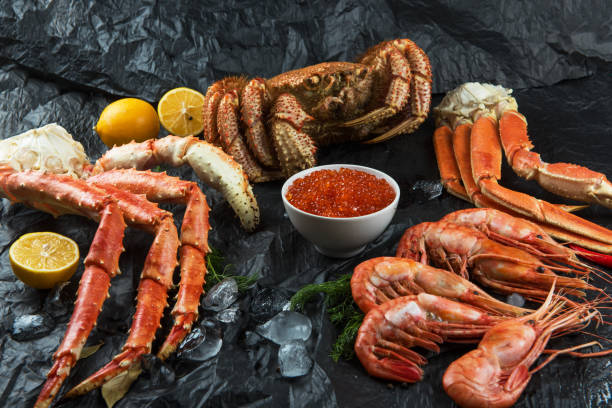 istock Set of fresh seafood 1130845677