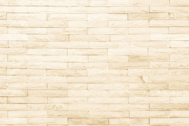 istock Seamless Natural pattern of decorative brick sandstone wall. 1130845846
