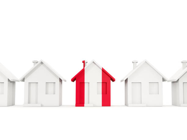 istock House with flag of peru 1130847557