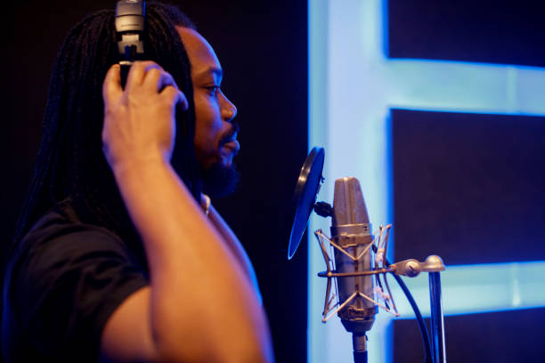 istock Musician recording music 1130861708