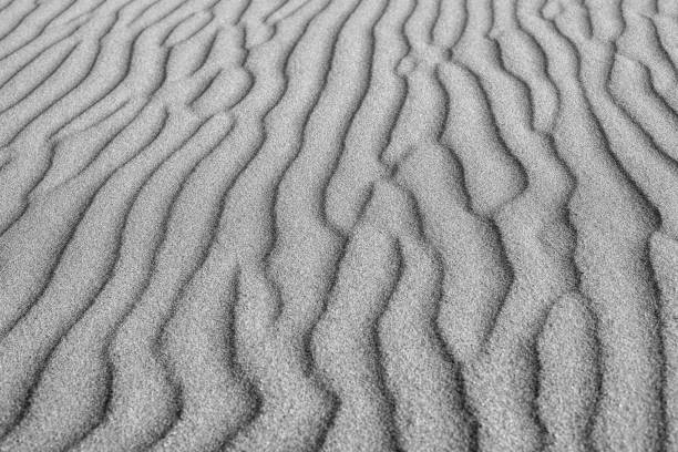 Sea Sand Pattern Zee zand patroon, Noordwijk aan Zee, The Netherlands geërodeerd stock pictures, royalty-free photos & images