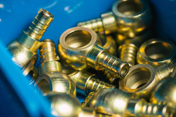 istock Nuts and bolts for hose 1130873892