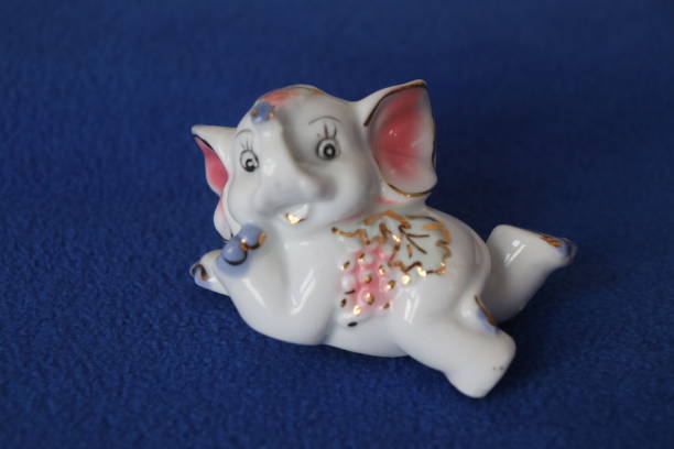 istock Toy funny elephants family 1130883057