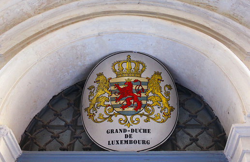 Luxemburg Consulate sign in Valletta