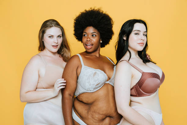 istock Beautiful curvy women with good body image 1130883652