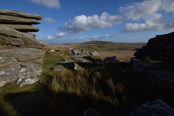 istock Brown Willy from Rough Tor Bodmin Moor 1130886624