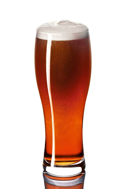 istock Glass of beer isolated on white 1130887532