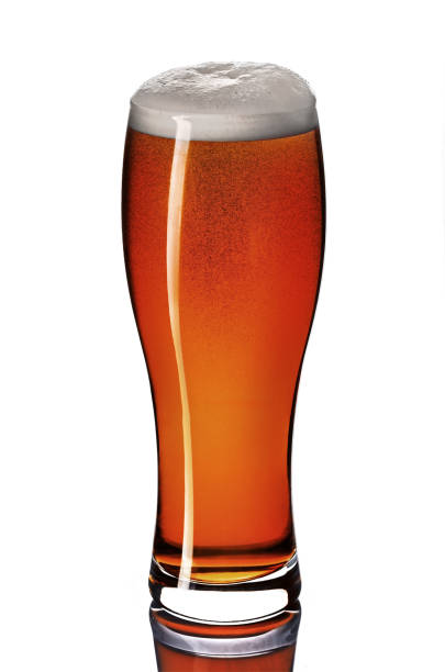 istock Glass of beer isolated on white 1130887719
