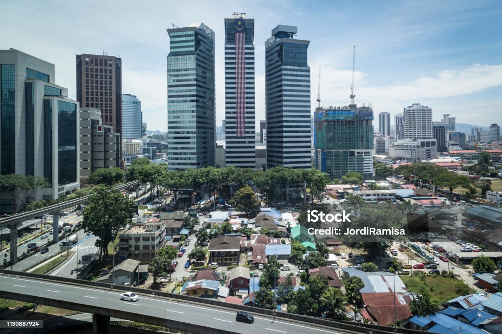 University of Kuala Lumpur Kuala Lumpur city centre overlooking the University, in Malaysia Architecture Stock Photo