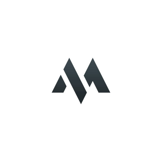 Abstract Letter M Logotype Modern Logotype Idea Sign Universal Emblem  Vector Icon Stock Illustration - Download Image Now - iStock