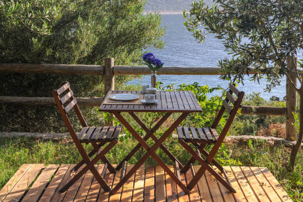 istock Enjoying dinner in front of wonderful nature 1130888973
