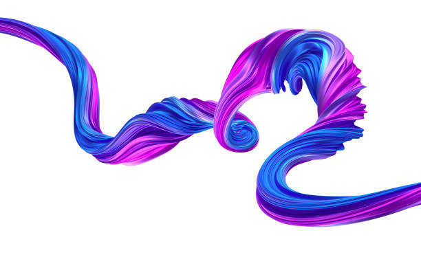 istock Abstract Colorful Shape/ Brushstroke on White 1130889347