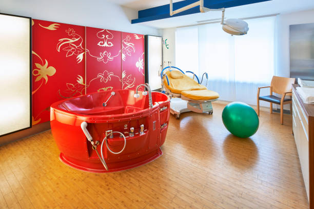istock bathtub delivery room water tap 1130891167