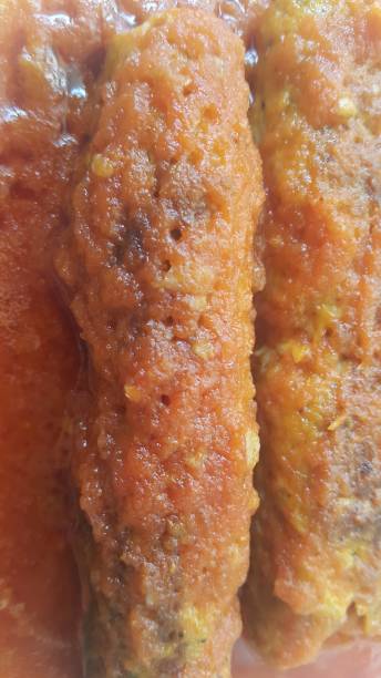 istock Delicious spicy fried kebab, Roll kebab or chapli kebab 1130894359
