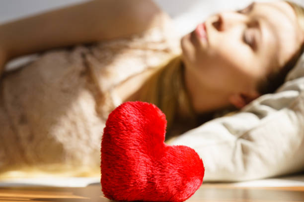 istock Sad woman on Valentines day 1130901784